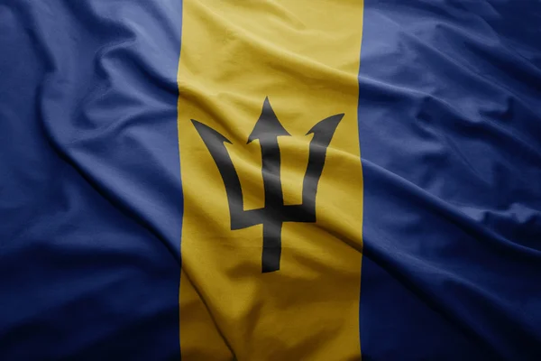 Bandeira de Barbados — Fotografia de Stock