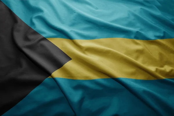 Flag of Bahamas — Stock Photo, Image