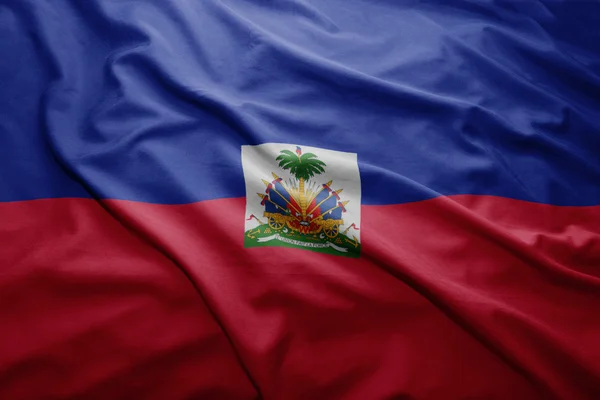 Bandeira do Haiti — Fotografia de Stock