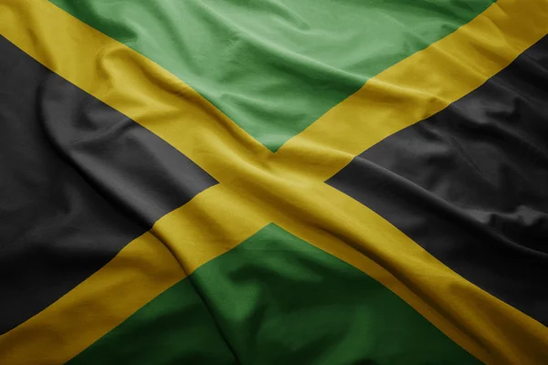 Flaga Jamajki — Zdjęcie stockowe