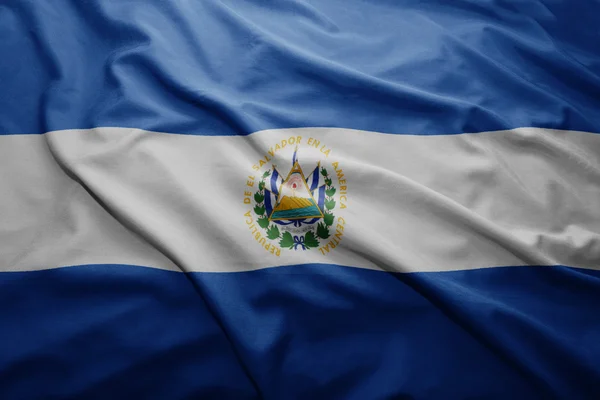 Flag of Salvador — Stock Photo, Image