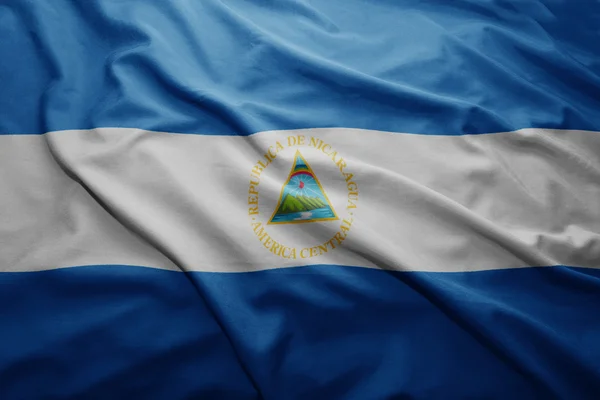 Vlag van nicaragua — Stockfoto