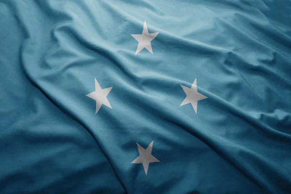 Drapeau des États fédérés de Micronésie — Photo