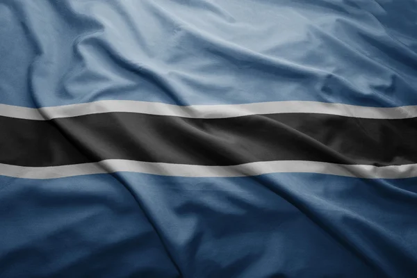 Flagga botswana — Stockfoto