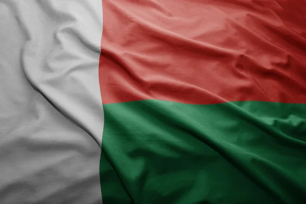 Flag of Madagascar — Stock Photo, Image