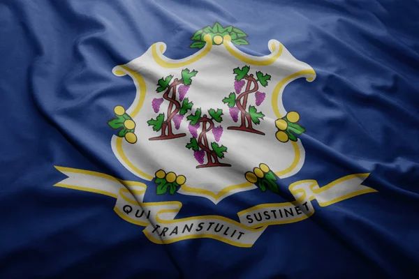 Флаг штата Коннектикут — стоковое фото