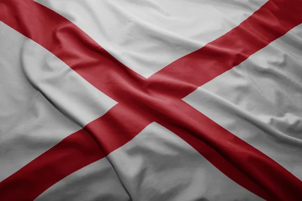 Flag of Alabama state — Stock Photo, Image