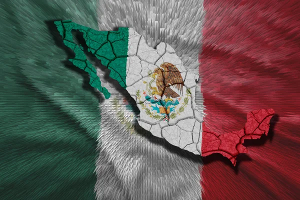 Mexican Map — Stock Photo, Image