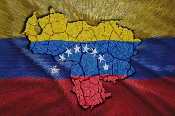 Venezuelan Map — Stock Photo, Image