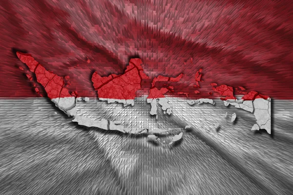 Mapa Indonesio —  Fotos de Stock