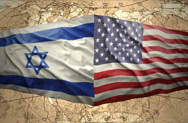 Stati Uniti d'America e Israele — Foto Stock