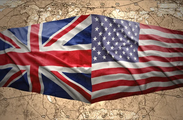 USA och Storbritannien — Stockfoto