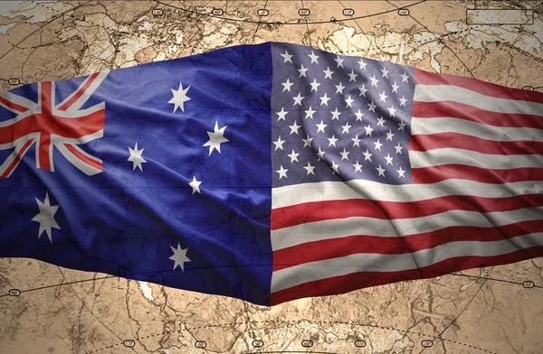 United States of America and Australia — Stock Photo, Image