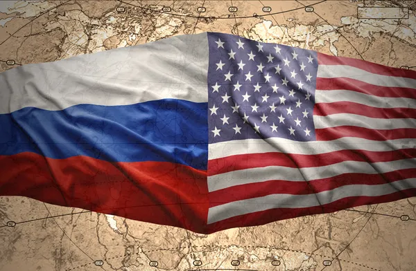 United States of America and Russia — Stock Photo, Image