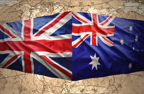 Reino Unido y Australia — Foto de Stock