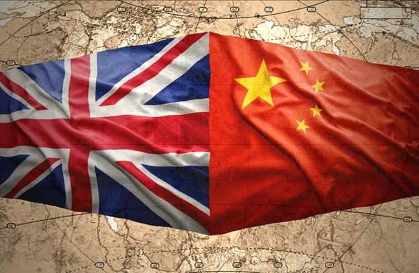 United Kingdom and China — Stock Photo, Image