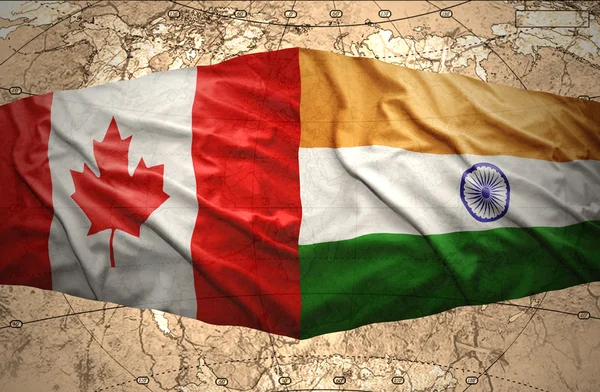 Canada and India — Stock Photo, Image