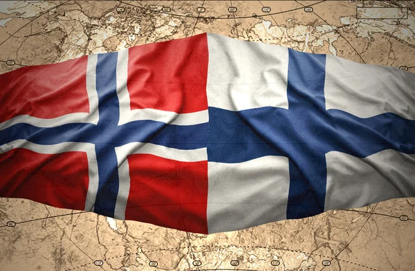 Finlandia e Norvegia — Foto Stock