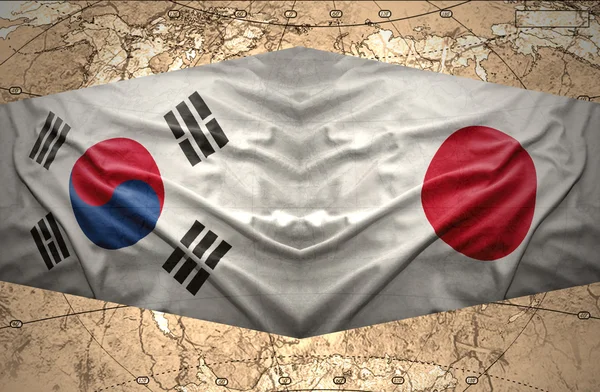 Japan and South Korea — Stock Photo, Image