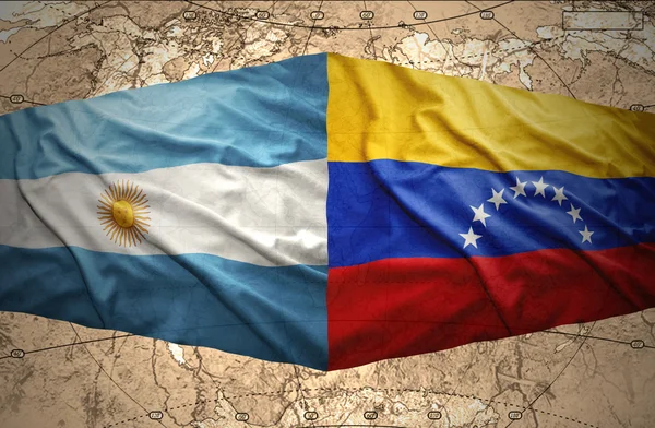 委内瑞拉和阿根廷 — 图库照片