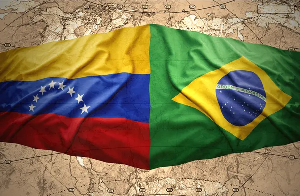 Brasilien och venezuela — Stockfoto