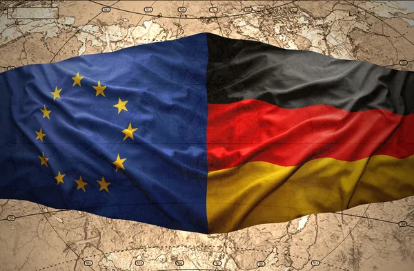 Niemcy i Unia Europejska — Zdjęcie stockowe