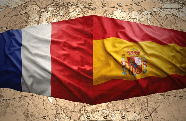 France and Spain — Stock Photo, Image