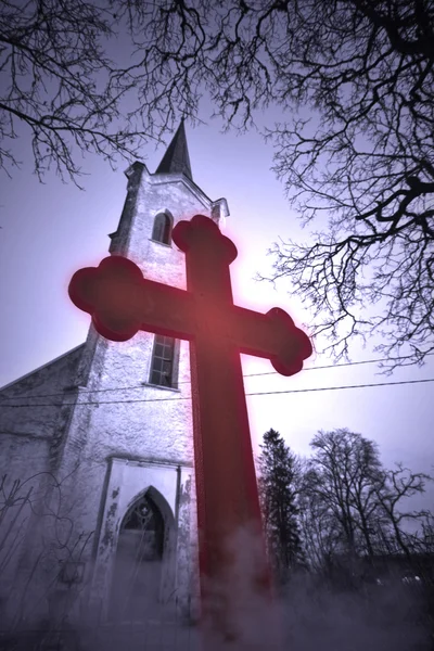 Böses Kreuz — Stockfoto