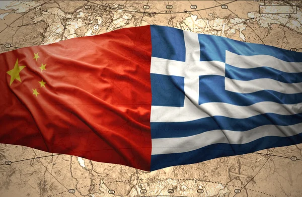 Greece and China — Stock Photo, Image