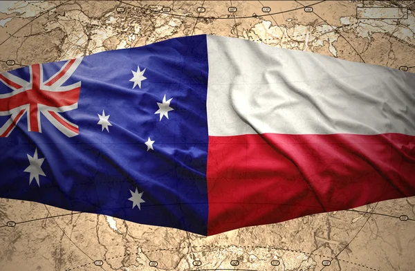 Poland and Australia — Stock Photo, Image