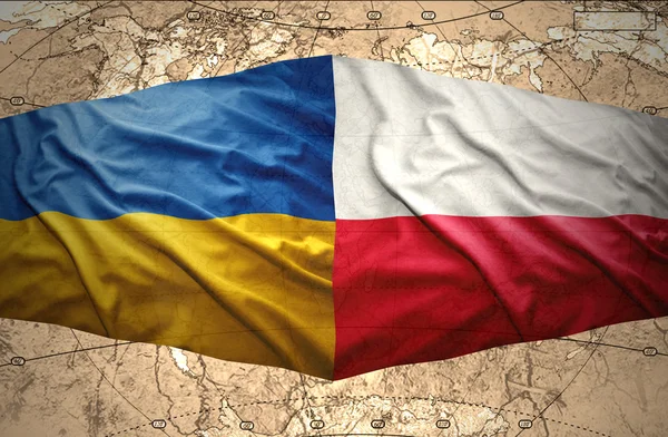 Україна та Польща — стокове фото