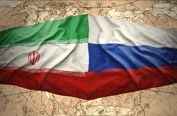 Iran en Rusland — Stockfoto