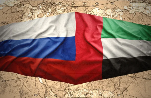 United Arab Emirates and Russia — Stock Photo, Image