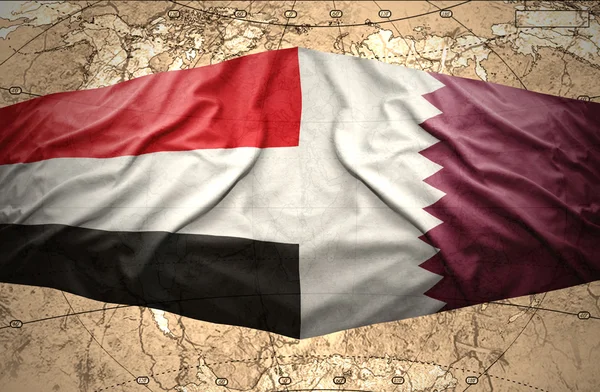 Yemen e Qatar — Foto Stock