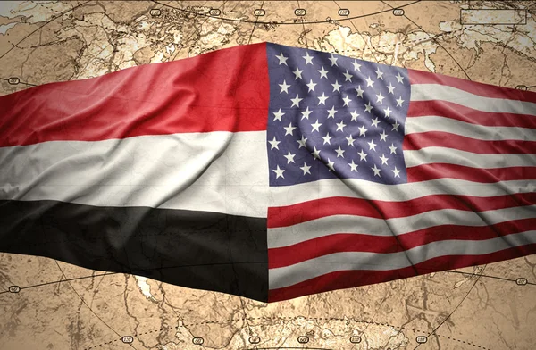 Yemen e Stati Uniti d'America — Foto Stock