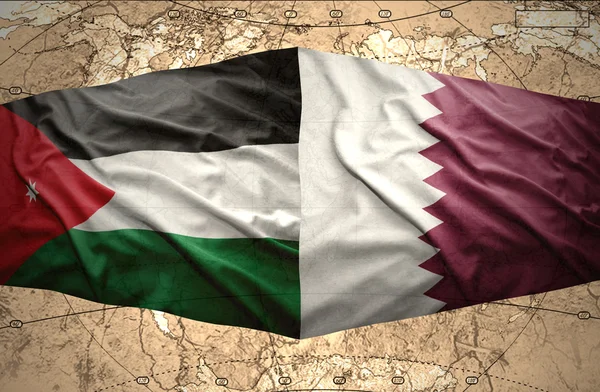 Qatar and Jordan — Stock Photo, Image