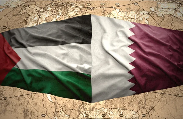 Qatar and Palestine — Stock Photo, Image