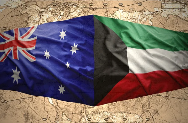 Kuwait and Australia — Stock Photo, Image