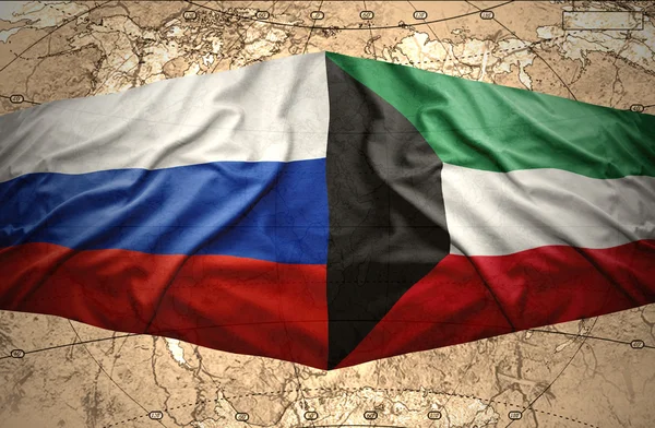 Kuwait and Russia — Stock Photo, Image