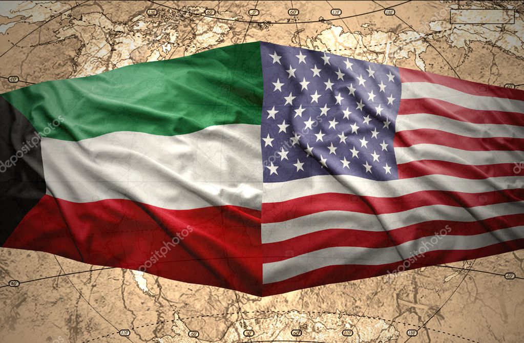 Kuwait and United States of America — Stock Photo © Ruletkka 38733367