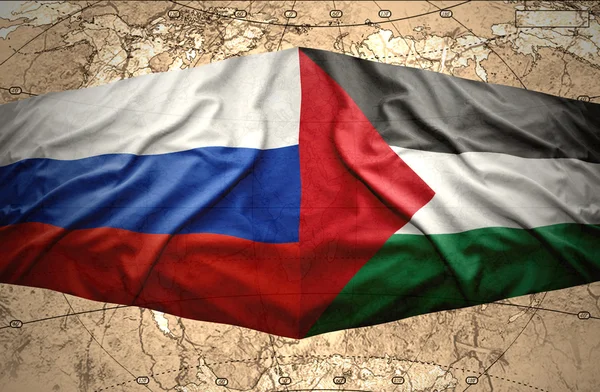 Palestine and Russia — Stock Photo, Image