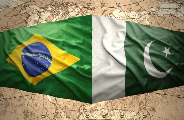 Pakistan and Brazil — Stock Photo, Image