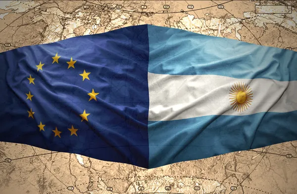 Argentina and European Union — Stock Photo, Image