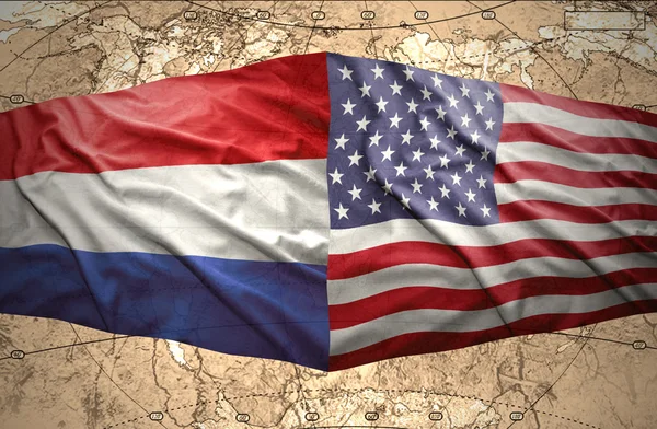 United States of America and Netherlands — Stock Photo, Image