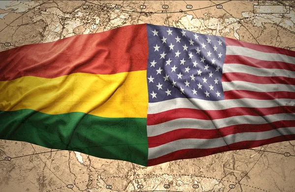 Bolivia and United States of America — Stock Photo, Image