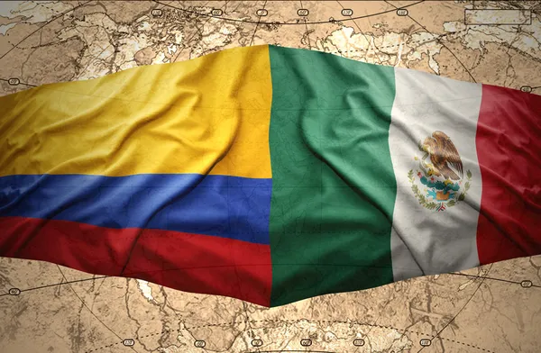 Colombia and Mexico — Stock Photo, Image