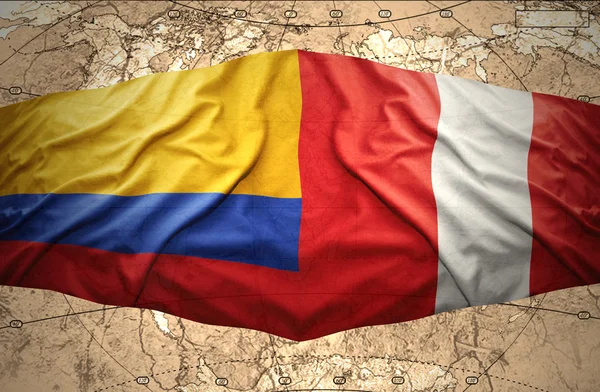 Colombia och peru — Stockfoto