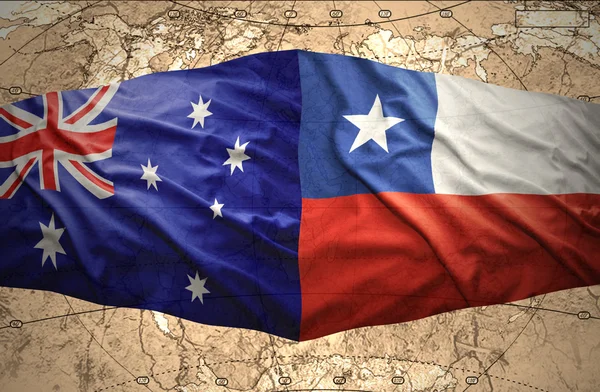 Chile and Australia — Stock Photo, Image
