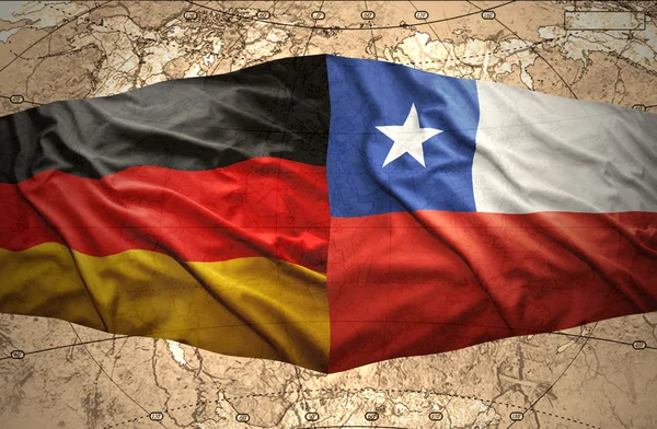 Chile och Tyskland — Stockfoto