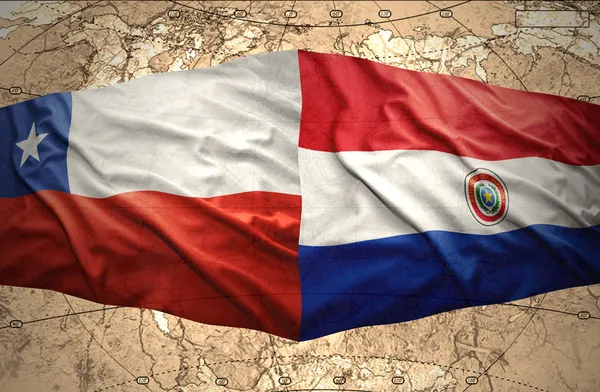 Chile och paraguay — Stockfoto